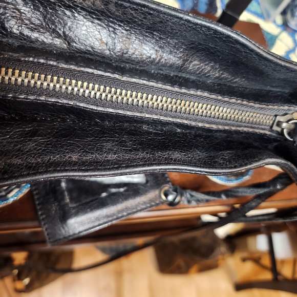 Black Balen☆ciaga Leather Women's Bag #TY - Picture 5 of 8